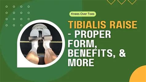 Improve Strength With Tibialis Raise Exercise A1 Athlete