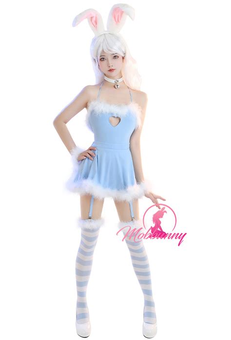 Bunny Girl Sexy Lingerie Set Kawaii Hasen Ohren Stirnband Neckholder