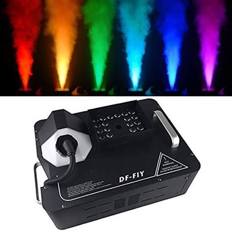 Trade Shop W Vertical Jet Smoke Machine With Rgb Led Lights