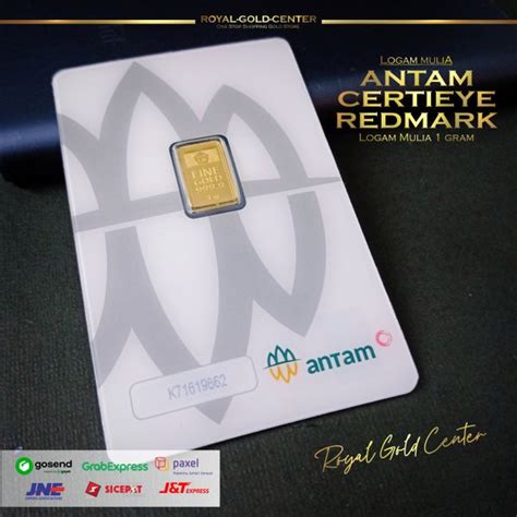 Jual EMAS LOGAM MULIA LM ANTAM CERTICARD REDMARK 1 GRAM GIFT SERIES