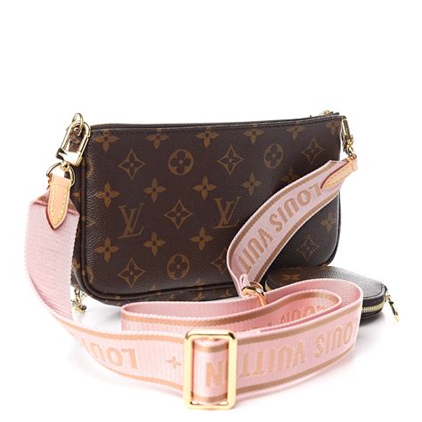 Monogram Multi Pochette Accessories Rose Clair Louis Vuitton Pink