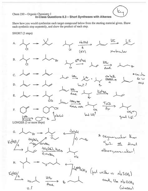 ICQ8 KEYs Organic Chemistry Fall 2018 Book L G Wade And J W Simek