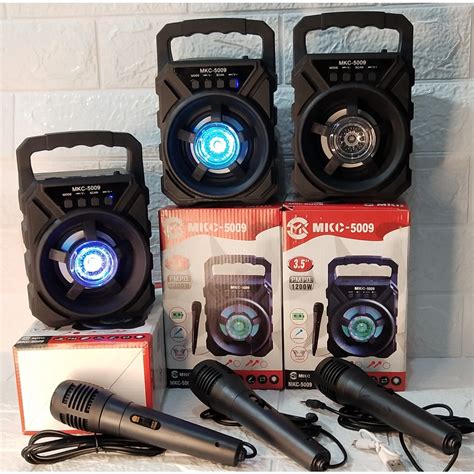 Jual Speaker Bluetooth Portabel 3inch 5009 Free Microphone Shopee