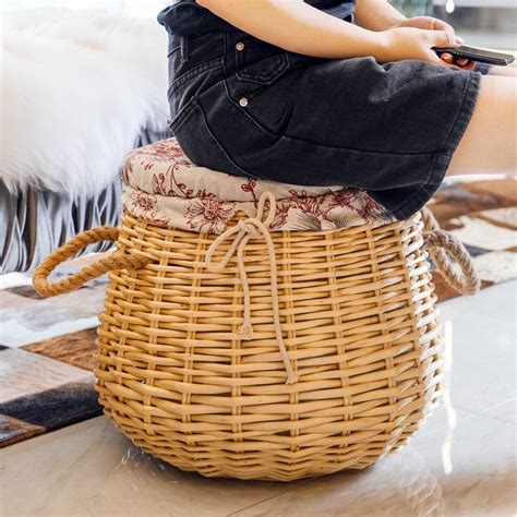 Free ShippingModern Muse HomeBakul Dobi Rotan Baju Rattan Laundry