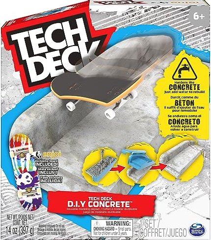 Spin Master Tech Deck Concrete Fingerboard Rampe Zum Selberbauen Ab