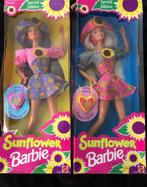Sunflower Special Edition Blonde Barbie Doll NRFB Barbie Dolls Barbie