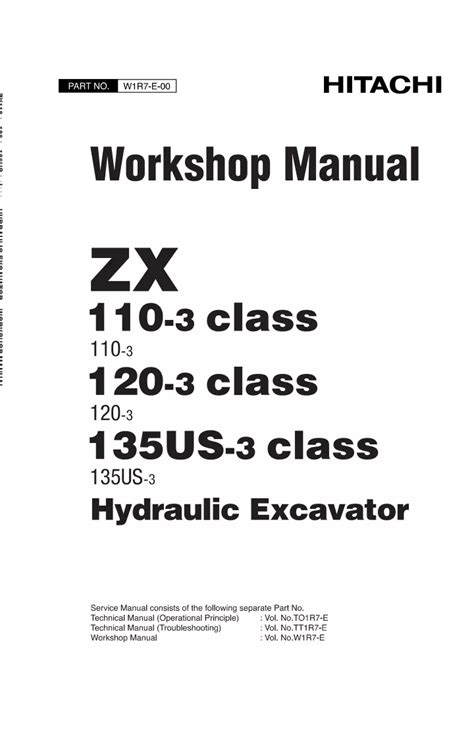 PPT Hitachi ZAXIS 120 3 Class Hydraulic Excavator Service Repair