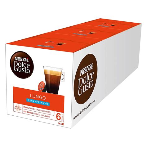 Buy Nescafe Dolce Gusto Lungo Decaff Coffee Pods Pack Of Total S