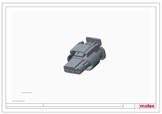 Connector Housings Part 349003120 Molex