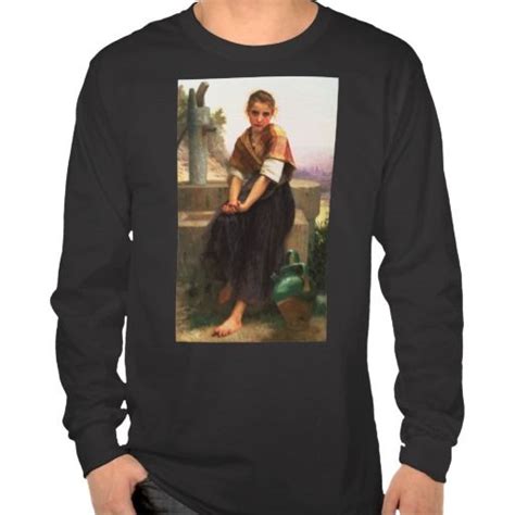 The Broken Pitcher By William Adolphe Bouguereau T Shirts For Women