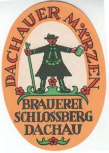 Drink Label Dachauer M Rzen Brauerei Schlossberg Dachau Germany