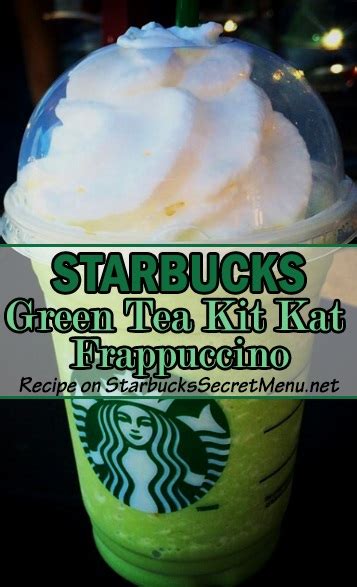 Green Tea Frappuccino With Java Chips