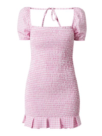 Guess Minikleid Mit Vichy Karo Modell Aida Pink Online Kaufen