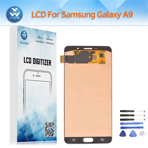 Super Amoled Lcd Display For Samsung Galaxy A9 2015 A900 A9000 Sm A900f Lcd Screen Touch