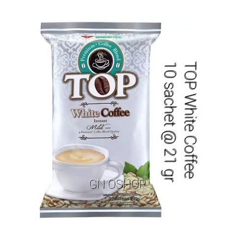 Jual Top White Coffee Pak Sachet Top White Kopi Instan Serbuk