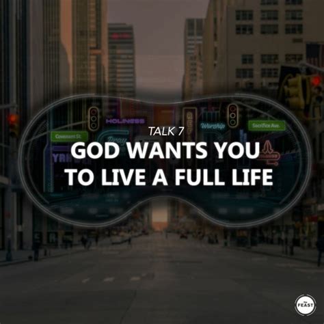 Stream Feast Series Closer Talk God Wants You To Live A Full Life