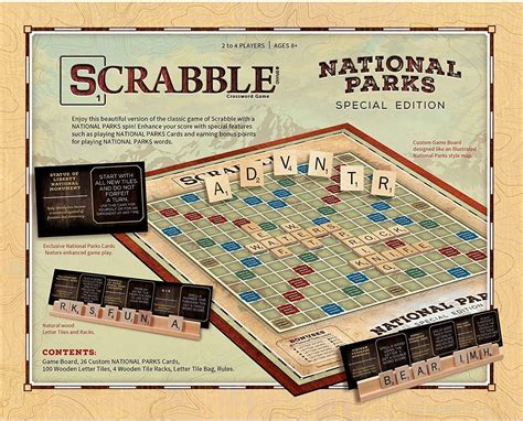 Buy Scrabble: National Parks | Official Scrabble Word Game with a National Parks Theme ...