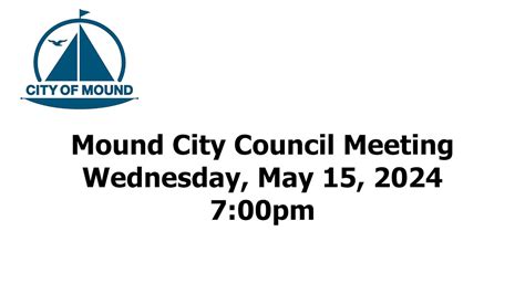 Mound City Council Meeting 5152024 Youtube