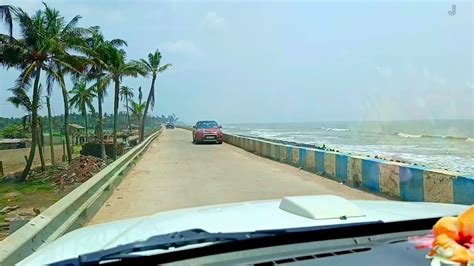 Tajpur To Digha Marine Drive And Road Very Beautiful Mandarmani