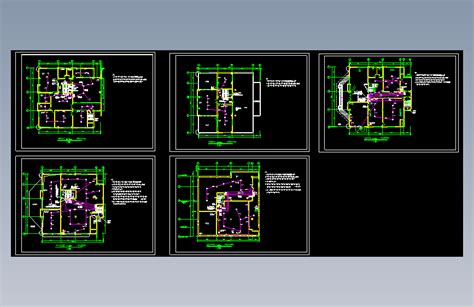 火灾报警系统图autocad 2000模型图纸下载 懒石网