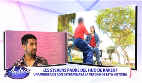 Stevens Confirmó Que Es El Padre Del Hijo De Karen Y Luchará Porque