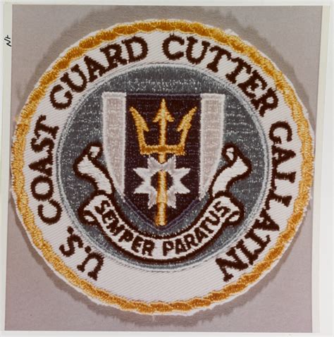 Nh 88130 Kn Insignia U S Coast Guard Cutter Gallatin Whec 721