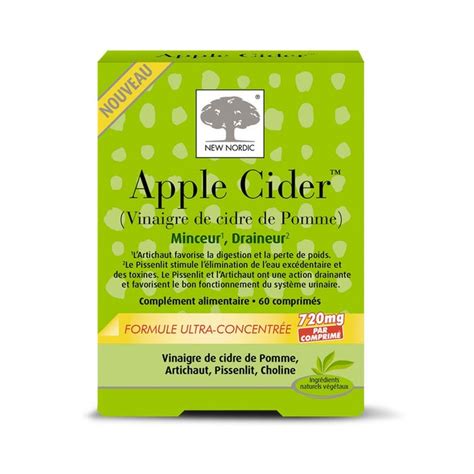 New Nordic Apple Cider 60 Tablets Easypara