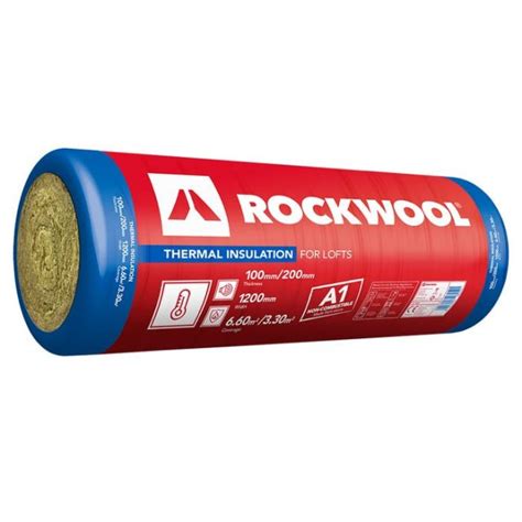 Rockwool 50mm By 1m By 5m With Wiremesh 80kg Density Energymall