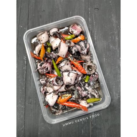 Jual Tumis Cumi Hitam Cumi Segar Gr Frozen Food Shopee Indonesia