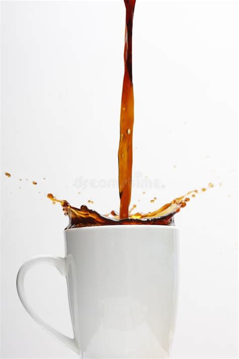 Overflowing Coffee Cup Royalty Free Stock Photos Image 9471578