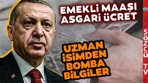 Emekli ve Asgari Ücretlinin Maaşında Yeni Denge Uzman Ekonomistten