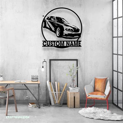 Custom Garage Metal Sign Custom Metal Art - Craft Name Sign