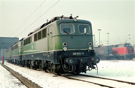 DB 140 850 Bw Oberhausen Osterfeld Süd 17 02 1978 mit 140 Flickr