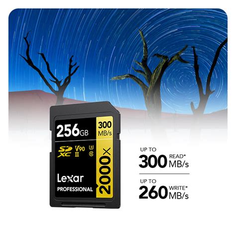 Lexar Professional X Sdhc Uhs Ii Card Gold Series Gb Ln