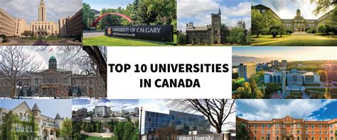 How These Top 10 Universities In Canada Can help You Make Your Dreams ...