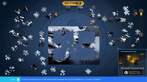 Screenshot of Microsoft Jigsaw (Windows Apps, 2014) - MobyGames