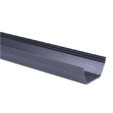 SQUARE LINE GUTTER 114MM X 4M Anthracite Grey UK Stock Sale