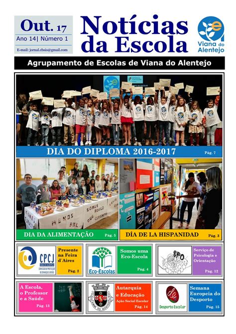 Notícias Da Escola Edição Outubro 2017 By Notícias Da Escola Issuu