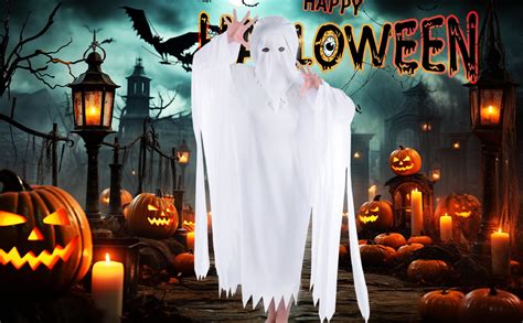 Amazon.com: netbros Ghost Costume Women - Ghost Costume Adult ...