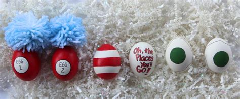 DIY Dr. Seuss Easter Eggs