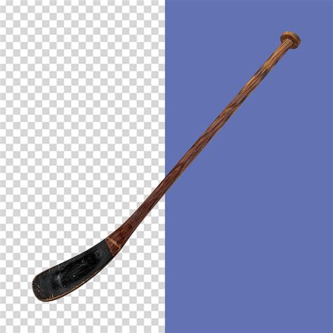 Hockey stick isolated on transparent background | Premium AI-generated PSD