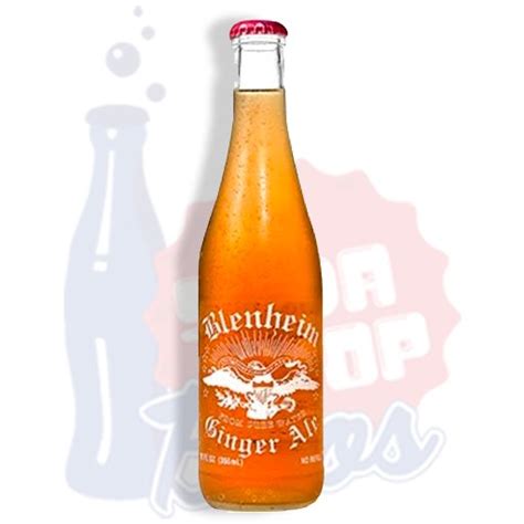 Blenheim Ginger Ale Extra Pale #5 Not As Hot Gold Cap - Soda Pop Bros Soda