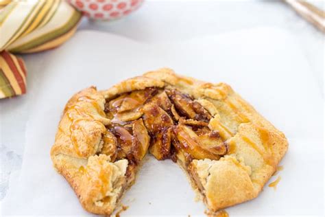 Rustic Apple Galette With Caramel Sauce Blahnik Baker