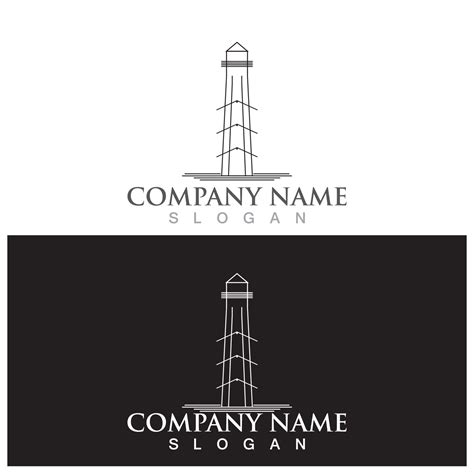 lighthouse logo and vector template 12802453 Vector Art at Vecteezy