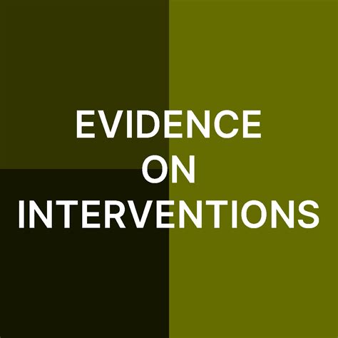 Evidence On Interventions Clinical Advisory Network On Sex And Gender