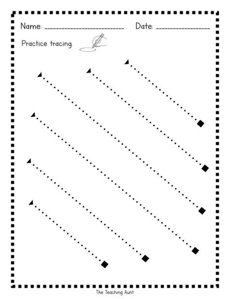 Tracing Lines Worksheets For Year Olds Tracing Line Wo