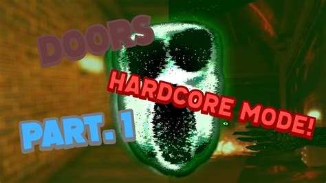 Doors Hardcore Mode Is Crazy Roblox Doors Youtube