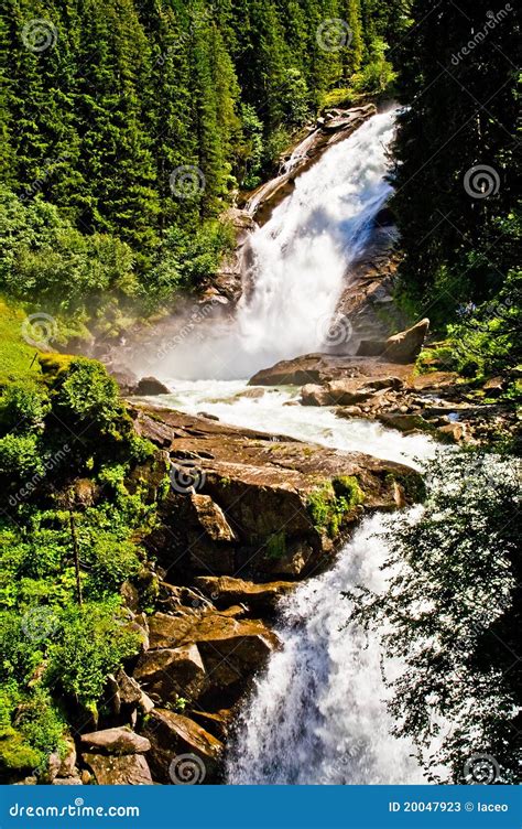 Waterfalls Krimml In Austria Stock Photos - Image: 20047923