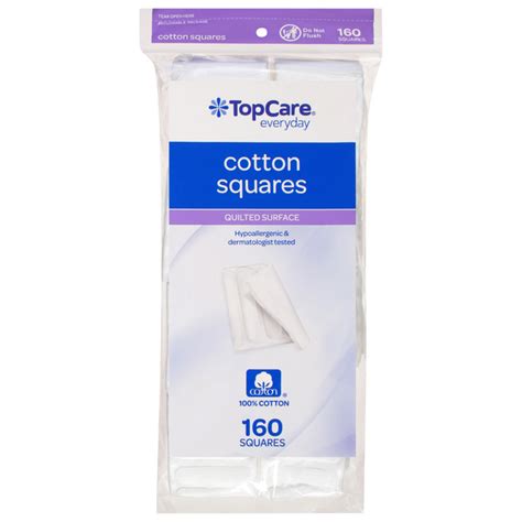 Top Care Premium Cotton Squares Quilted Products Lowes Foods To Go