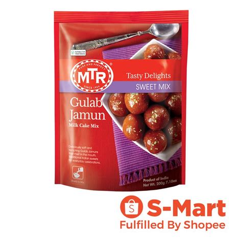 MTR Gulab Jamun Mix 200g Sonnamera India Halal Shopee Singapore